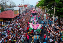 Everything is ready! Floats will fill the streets of Villahermosa with color and celebration.