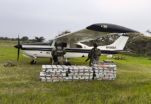 Aircraft carrying more than half a ton of cocaine seized at a ranch in Tabasco; shipment worth more than 131 million pesos