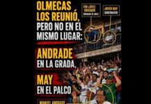 Controversy Surrounds Javier May and AMLO’s Brother Spotted in VIP Box During a Baseball Game