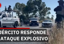 Explosion and gunfire in Tabasco: families take cover amid military response.